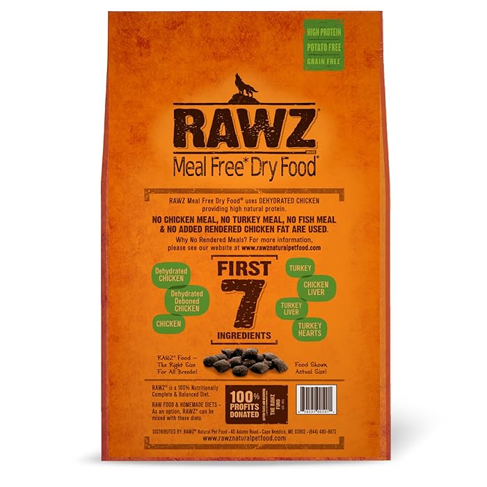 RAWZ MEAL-FREE DEHYDRATED CHICKEN, TURKEY & CHICKEN DOG FOOD RECIPE - Image 4