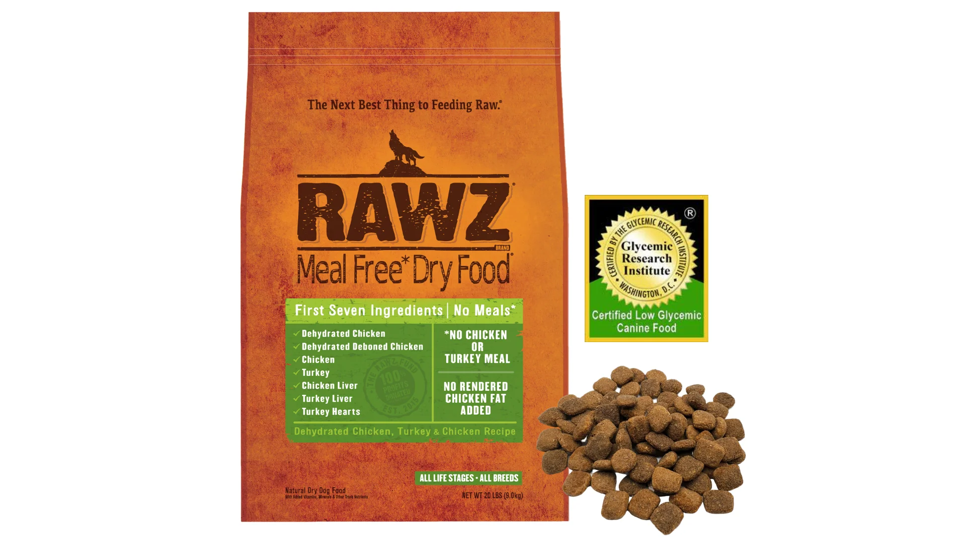 RAWZ MEAL-FREE DEHYDRATED CHICKEN, TURKEY & CHICKEN DOG FOOD RECIPE - Image 2