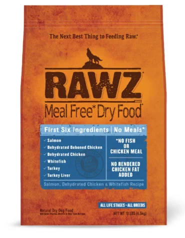 RAWZ SALMON, DEHYDRATED CHICKEN & WHITEFISH CAT FOOD RECIPE