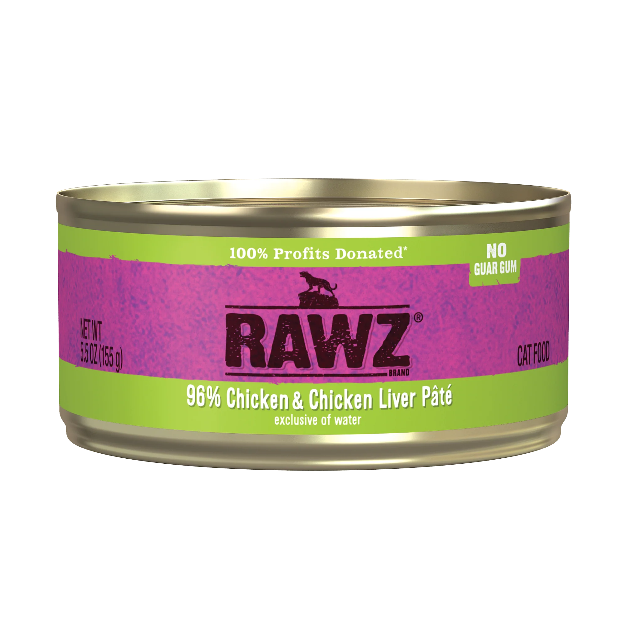 RAWZ 96% CHICKEN & CHICKEN LIVER PATE CAT FOOD