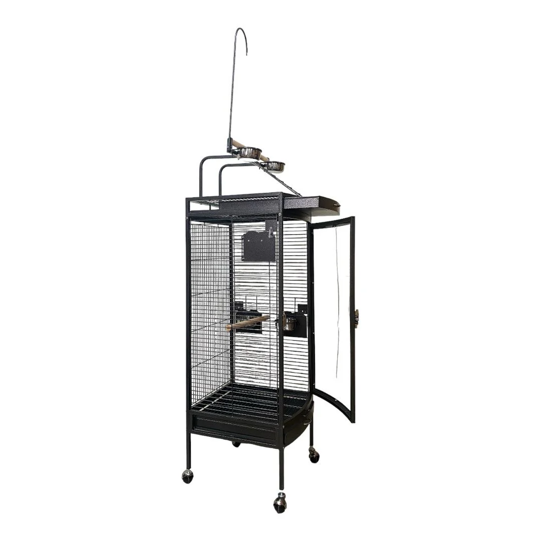 Bird cage with clear Acrylic front 60X63.5X155 (CM) - Image 3
