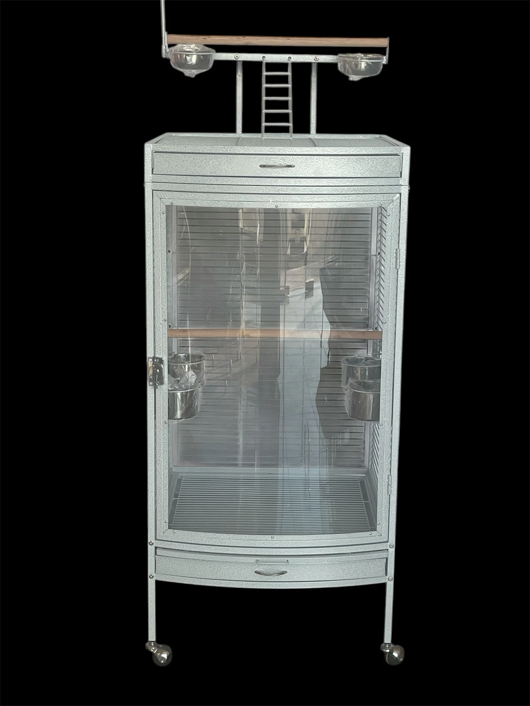 Bird cage with clear Acrylic front 60X63.5X155 (CM) - Image 5