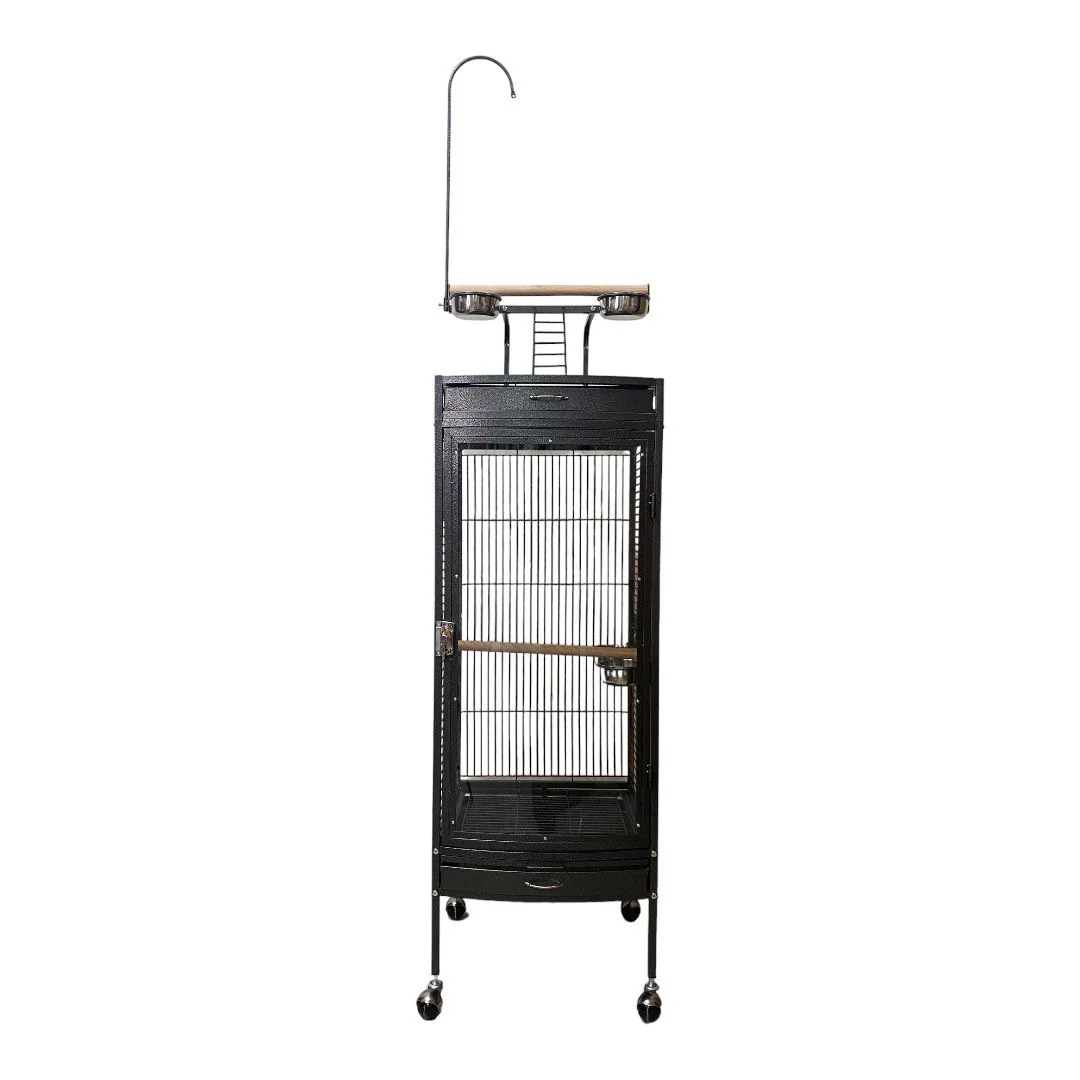 Bird cage with clear Acrylic front 46x48.5x155 (CM)