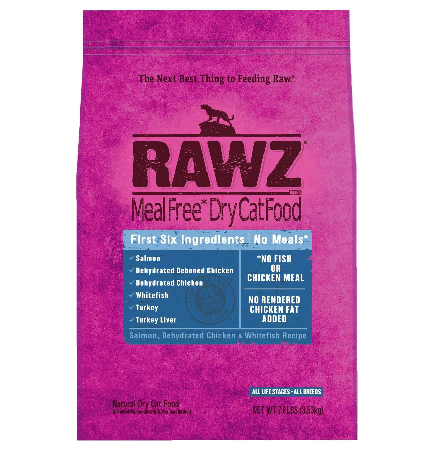 RAWZ SALMON, DEHYDRATED CHICKEN & WHITEFISH CAT FOOD RECIPE