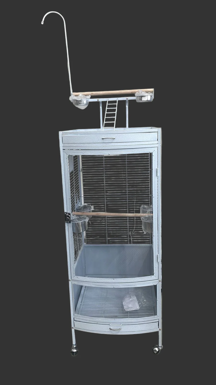 Bird cage with clear Acrylic front 46x48.5x155 (CM) - Image 2